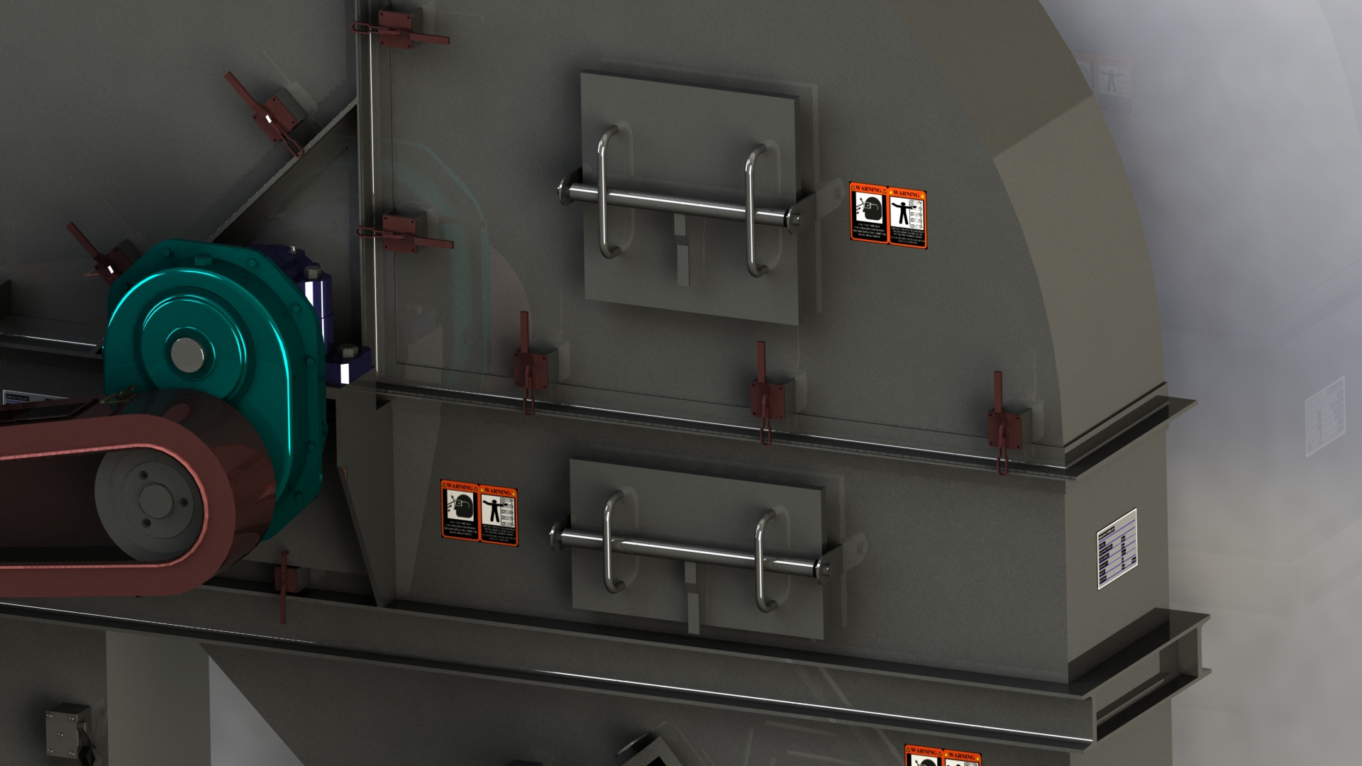 链斗升降机核心结构三维建模图纸 SOLIDWORKS设计